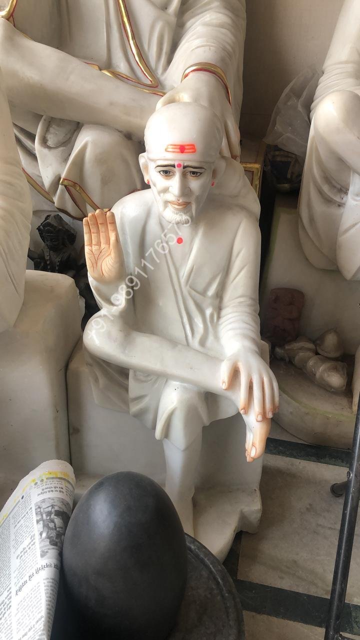 SAI BABA IN MARBLE IDOL